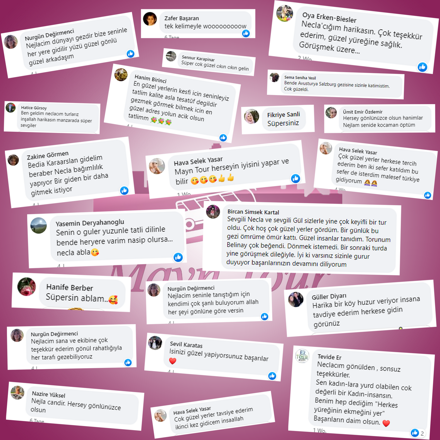 2018'den bu yana Mayntour'dan müşteri yorumları