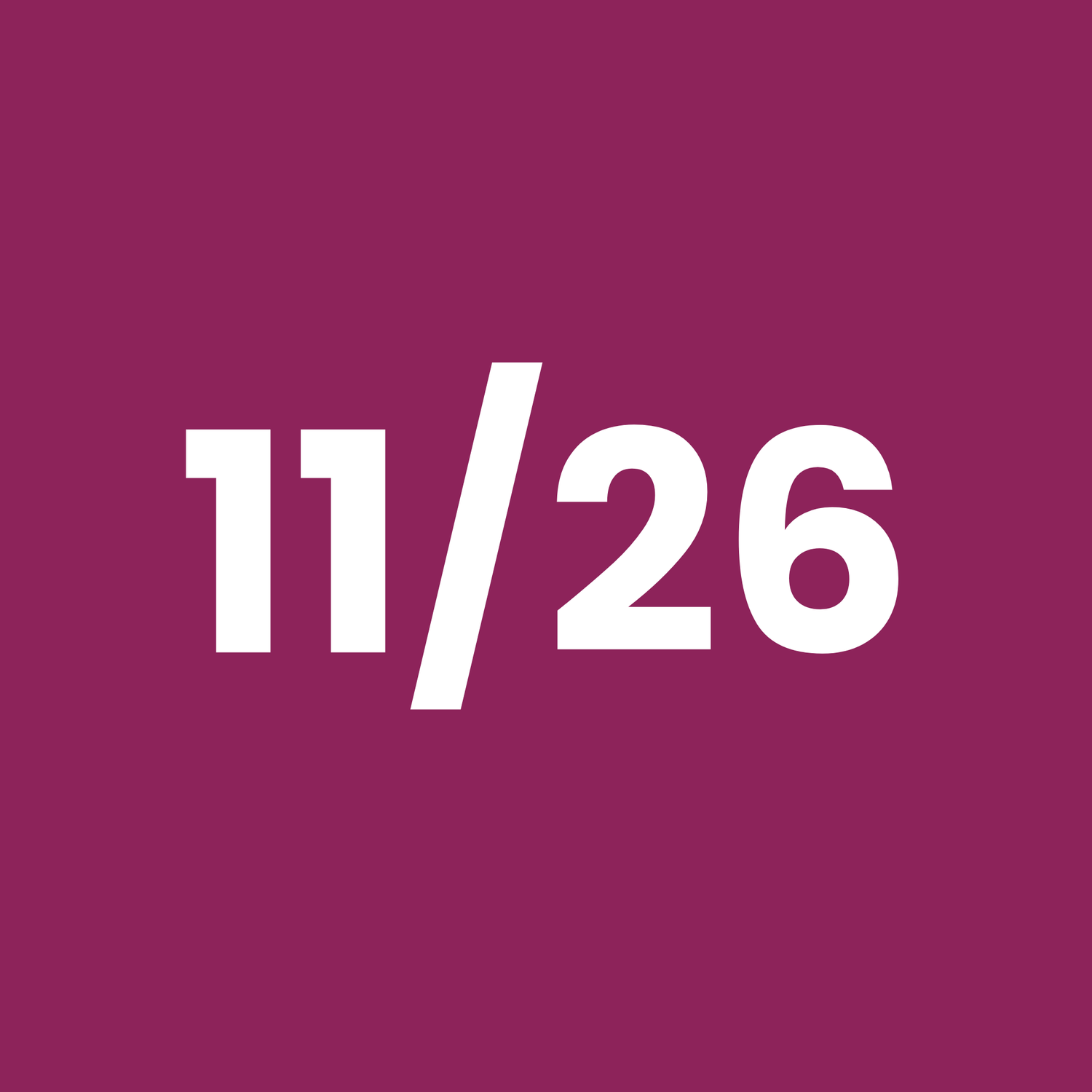 11 / 2026 - KASIM
