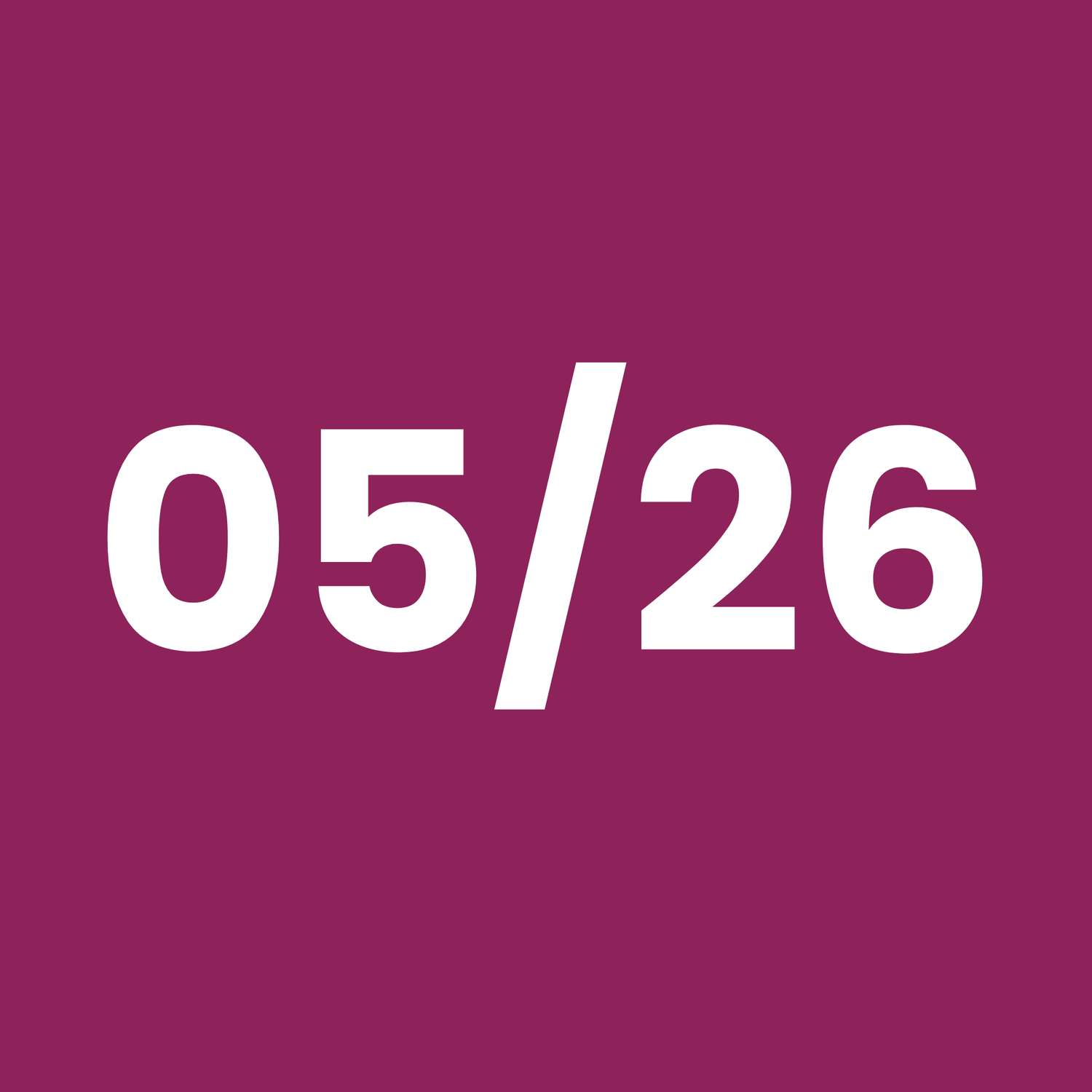 05 / 2026 - MAYIS