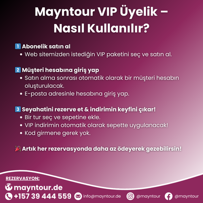 Mayntour VIP-Mitgliedschaft