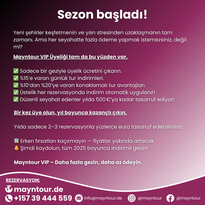 Mayntour VIP-Mitgliedschaft