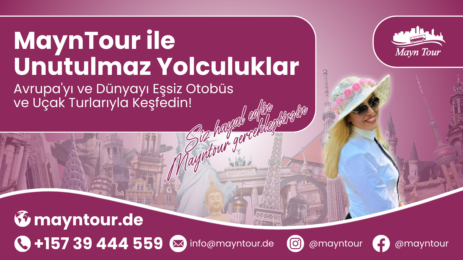 MaynTour ile Unutulmaz Yolculuklar – Avrupa'yı ve Dünyayı Eşsiz Otobüs ve Uçak Turlarıyla Keşfedin!